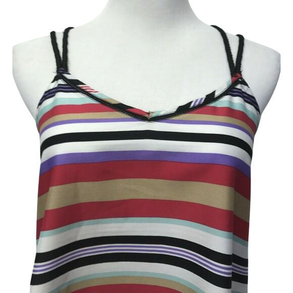 Jessica Simpson Top Womens Small Tank Striped - Picture 3 of 8